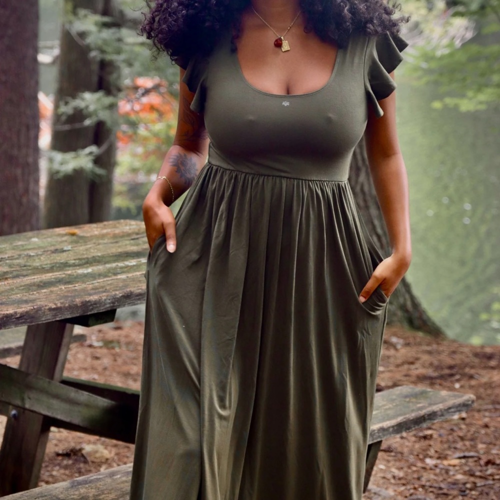 Purusha People Maple Midi Dress